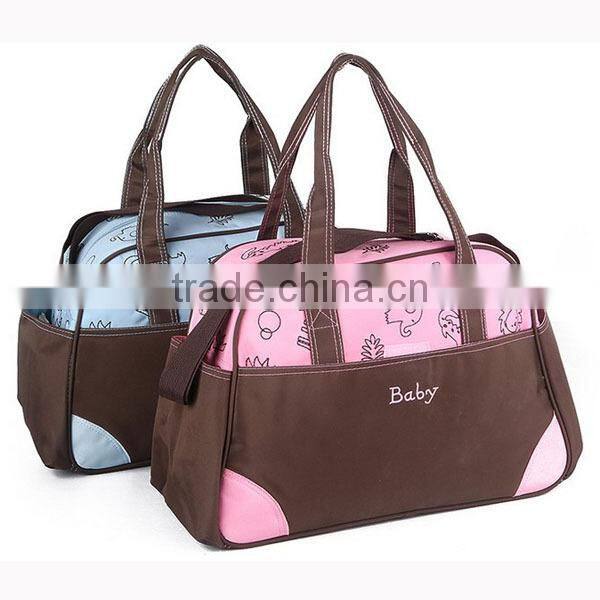 fancy prints multi-function baby diaper nappy bags