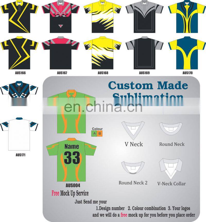 2017 dry fit sublimation custom cricket shirt maker team cricket shirt design cricket shirt