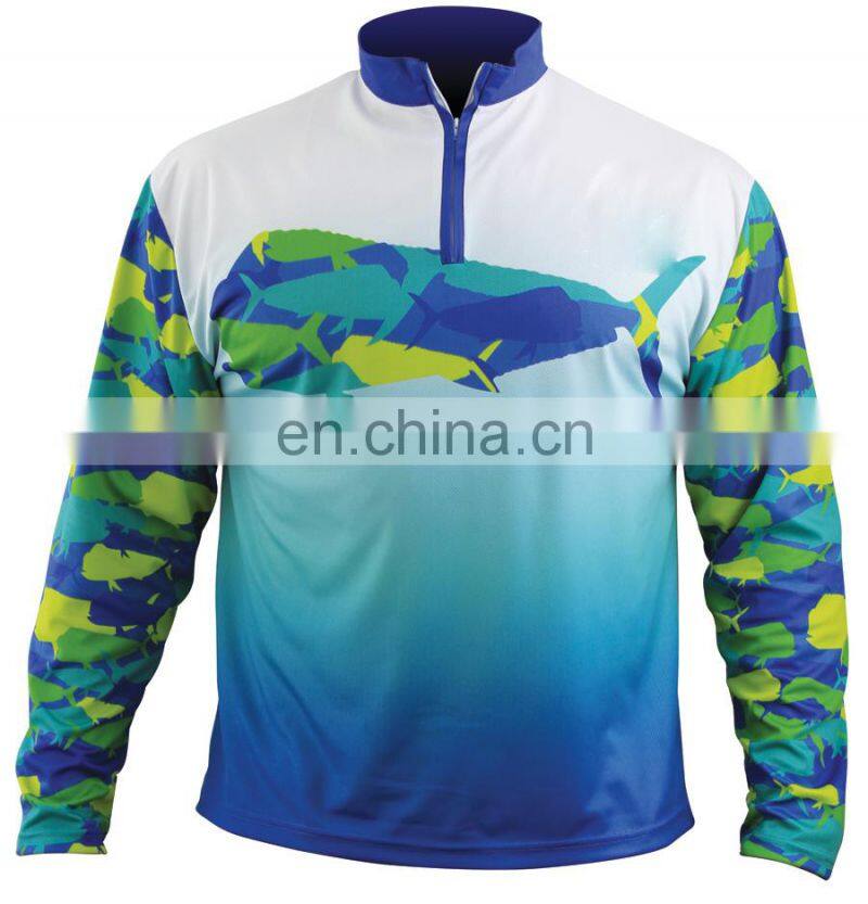 Full Sublimation Long Sleeve Fishing Shirt