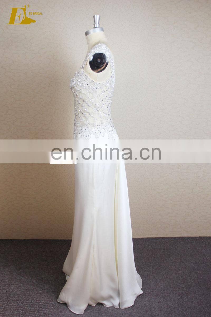 A-line Sweetheart Straps Corset Beaded Chiffon Western Style Special Occasions Prom Dresses For You