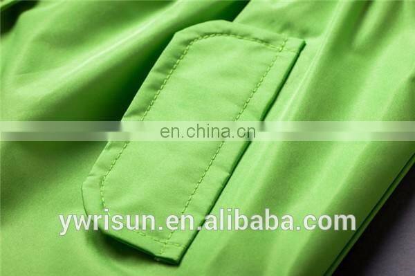 2017 Wholesale OEM Green Children Waterproof Rain Coat High Quality Kids Raincoat