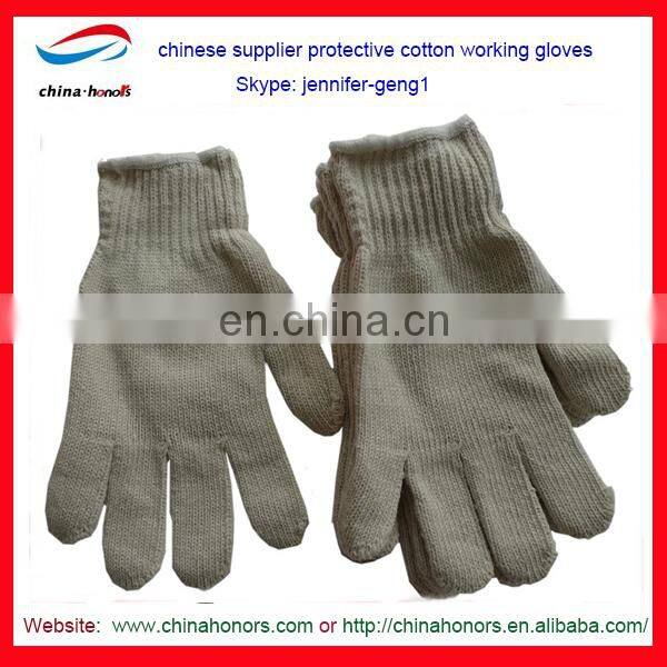 western safety gloves safety working gloves/string knit work gloves