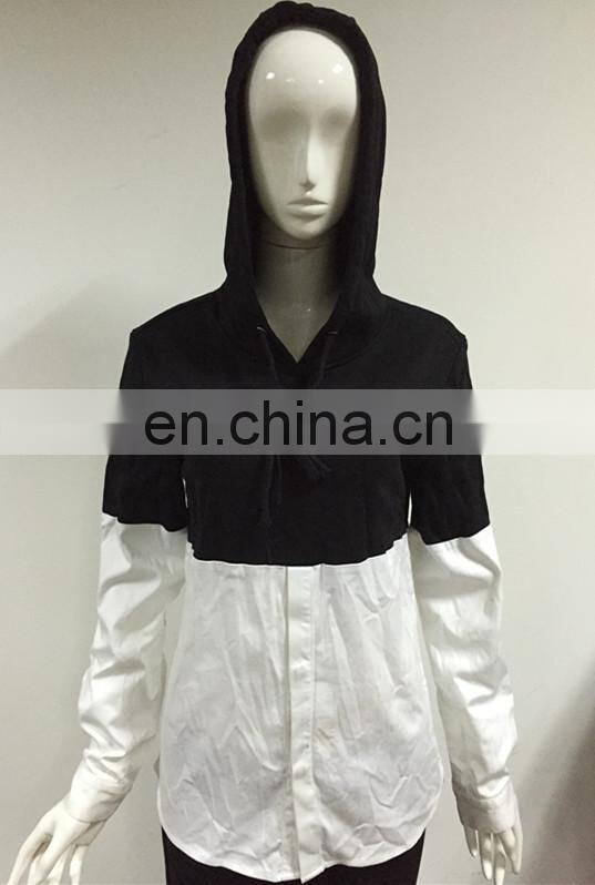 2016 Lady's leisure fashionr jacket with hood