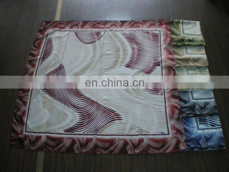 fashion printed turkish-chiffon woven square scarf for gift