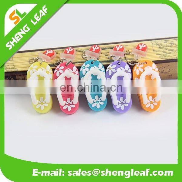 Customized pvc rubber Heart shaped usb flash drive for gifts