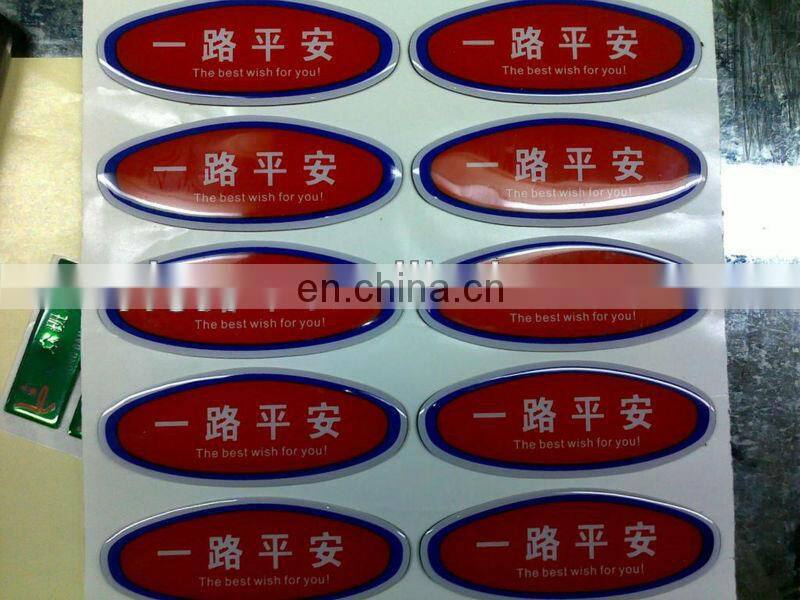New Arrival high quality promotional handmade epoxy stickers