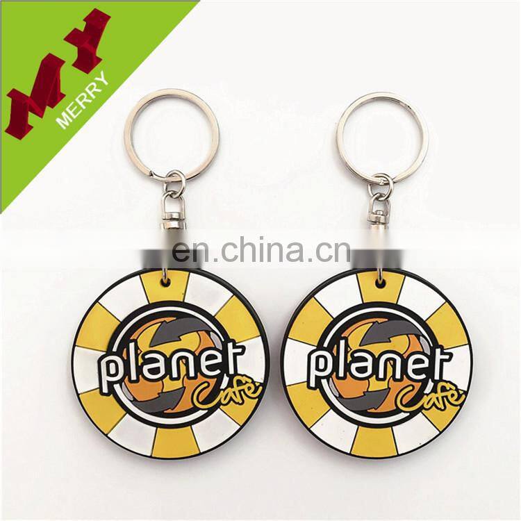 OEM manufacturer wholesale silicon keychain / pvc keychain