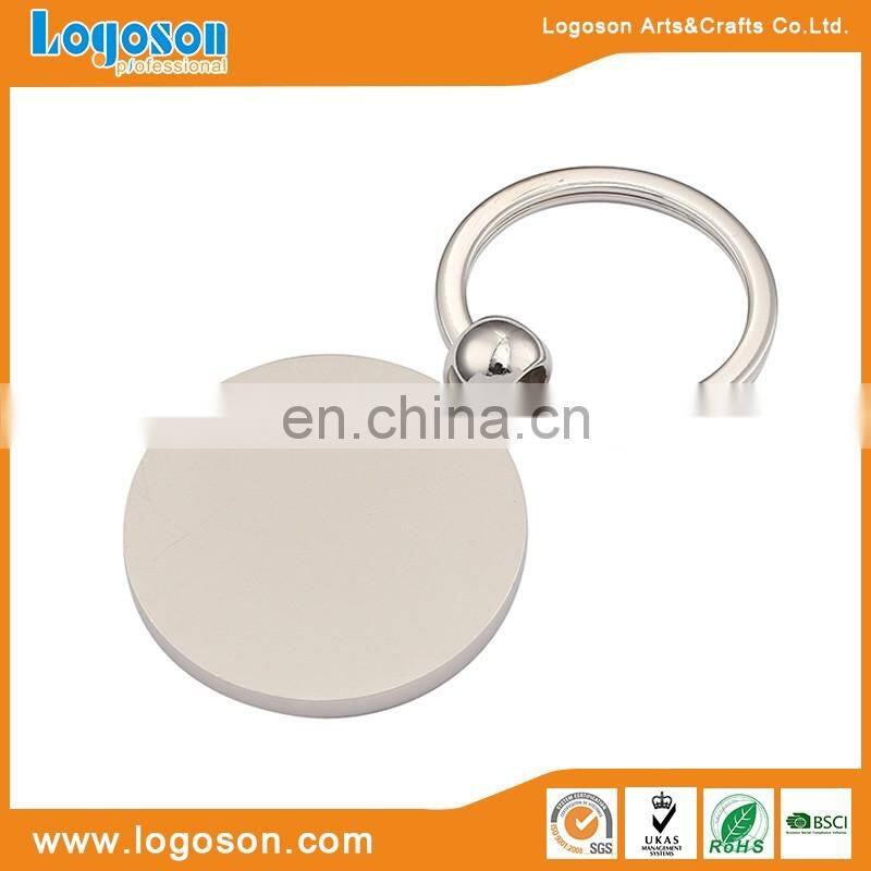 Metal Blank keyring Promotional Custom Blank key holder