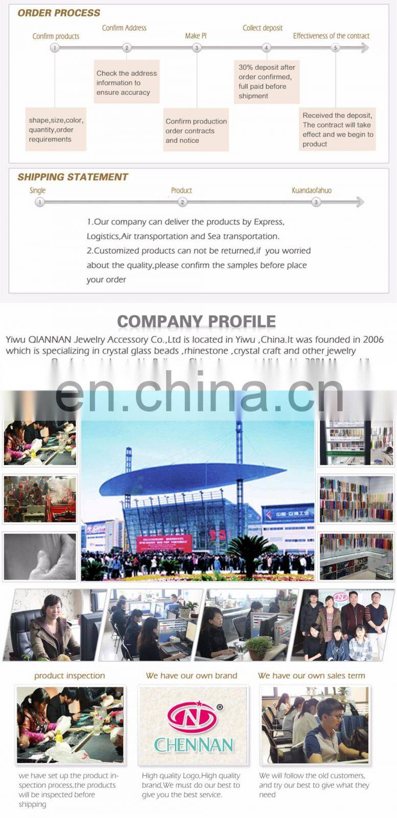 11*17 mm charm classic Yiwu jewelry accessories light pink necklace pendant