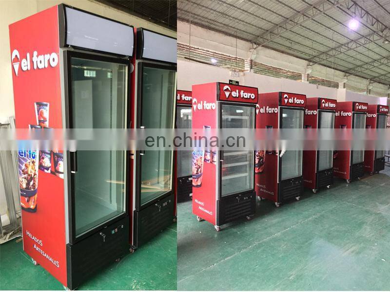 Auto Defrosting System Commercial Display Refrigerator,Showcase Freezer For Food