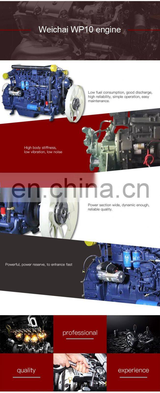 Weichai WP10.300NE31 power fuel engine