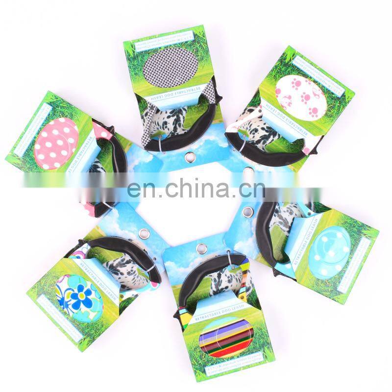 Wholesale More Design Adjustable Slip Luxury Nylon Rope Custom Print Logo Pet Retractable Dog Leash For Dog