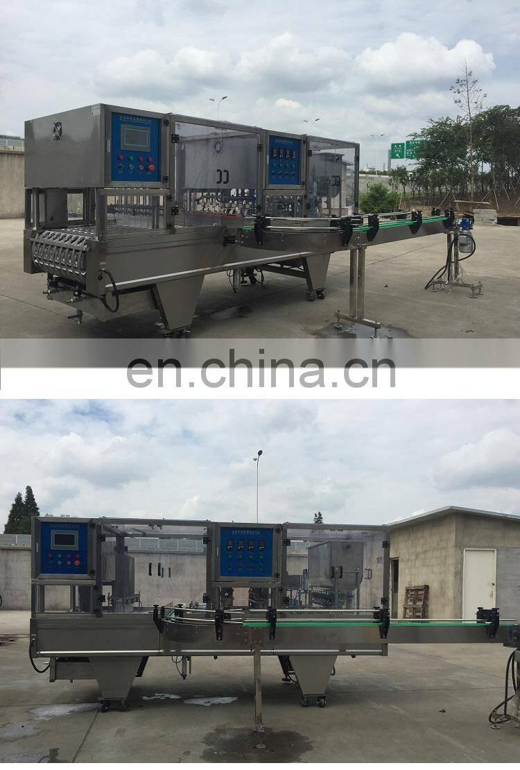 Shanghai Joygoal Fruit juice production line/water cup jam filling sealing machine cup sauce filling machine