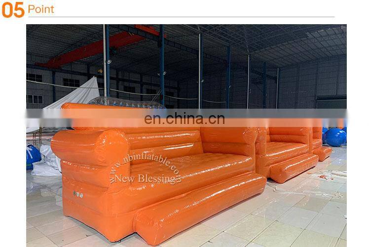 Customized hot sale inflatable waterproof  air lounge sofa bed Inflatable furniture