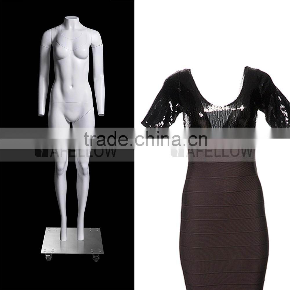 Full Body Women Fiberglass Ghost Mannequin for Female Cloth Photographer GH12s