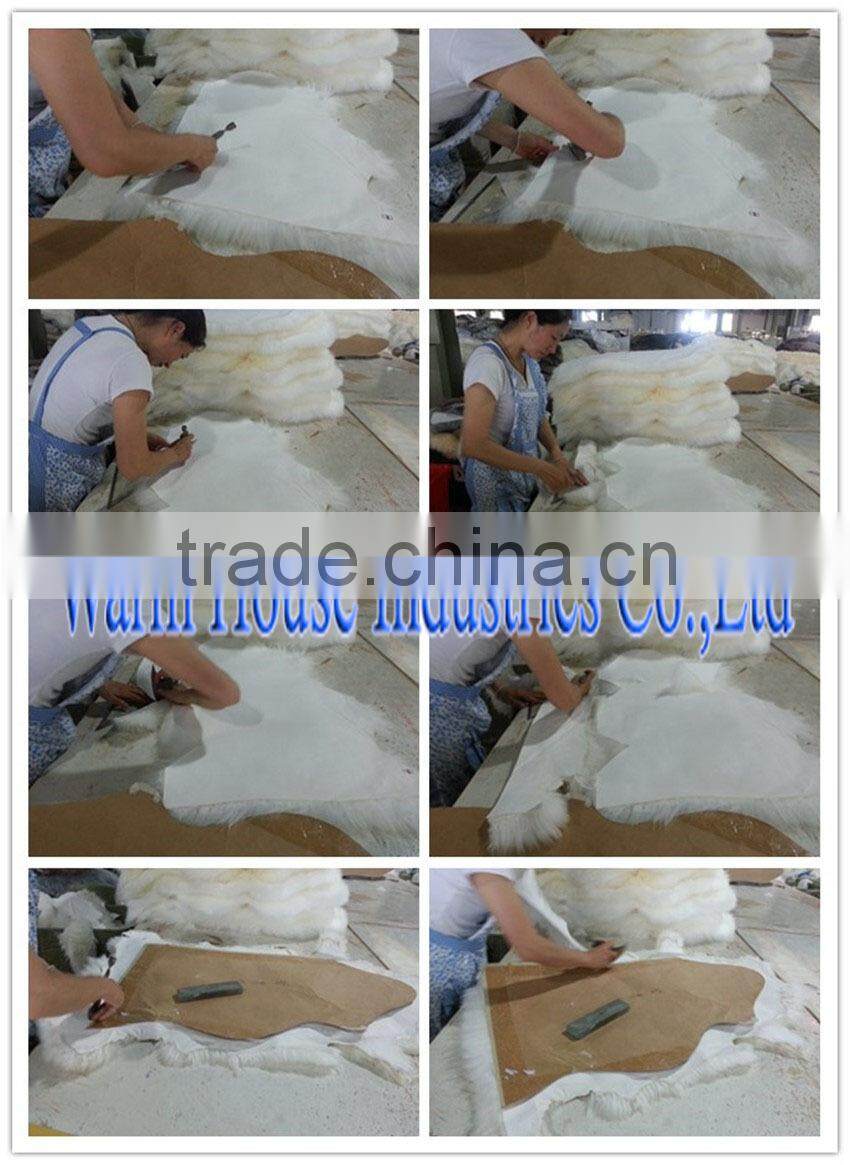 Sheepskin Wholesale 100% Sheepskin Rug With Dyed Color