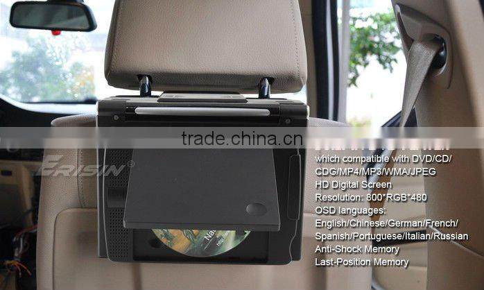 Erisin ES398 9" Car Monitor Headrest CD/CDG/MP4/MP3/WMA