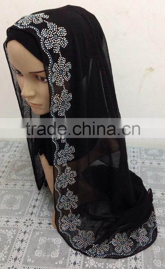 S115 latest design long muslim scarf