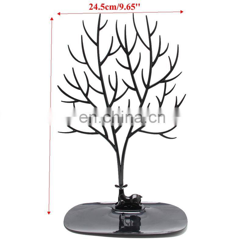 Jewelry Necklace Earrings Rings Deer Display