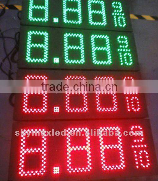 Australia price digital 888.8 16'' high-brightness led price board
