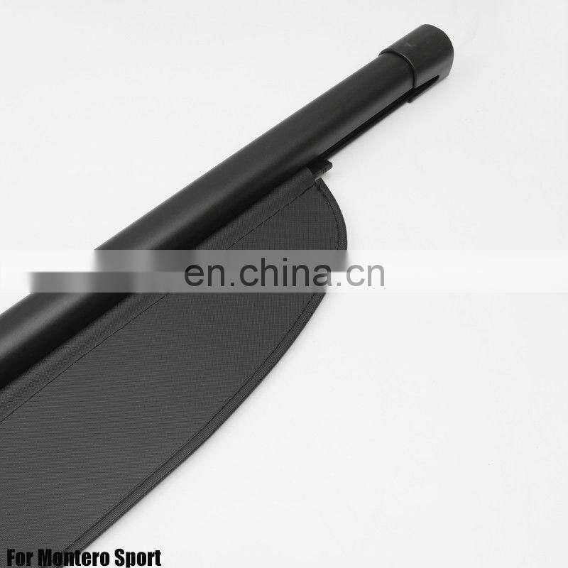 Black Trunk Shade Rear Cargo Cover for Montero Sport Nativa 2012-2015 Tonneau Cover