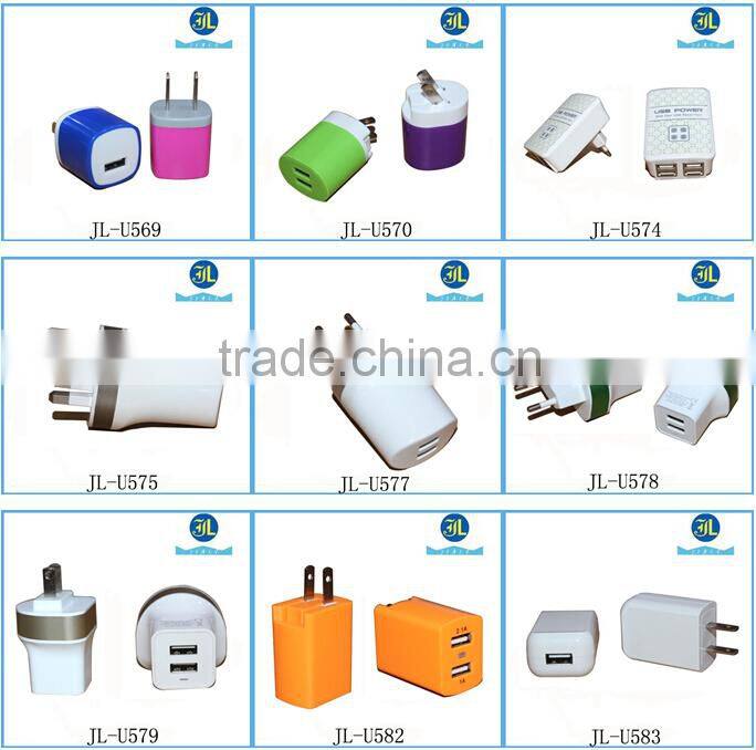 Used mobile phone single USB port travel charger 5W with high efficiency