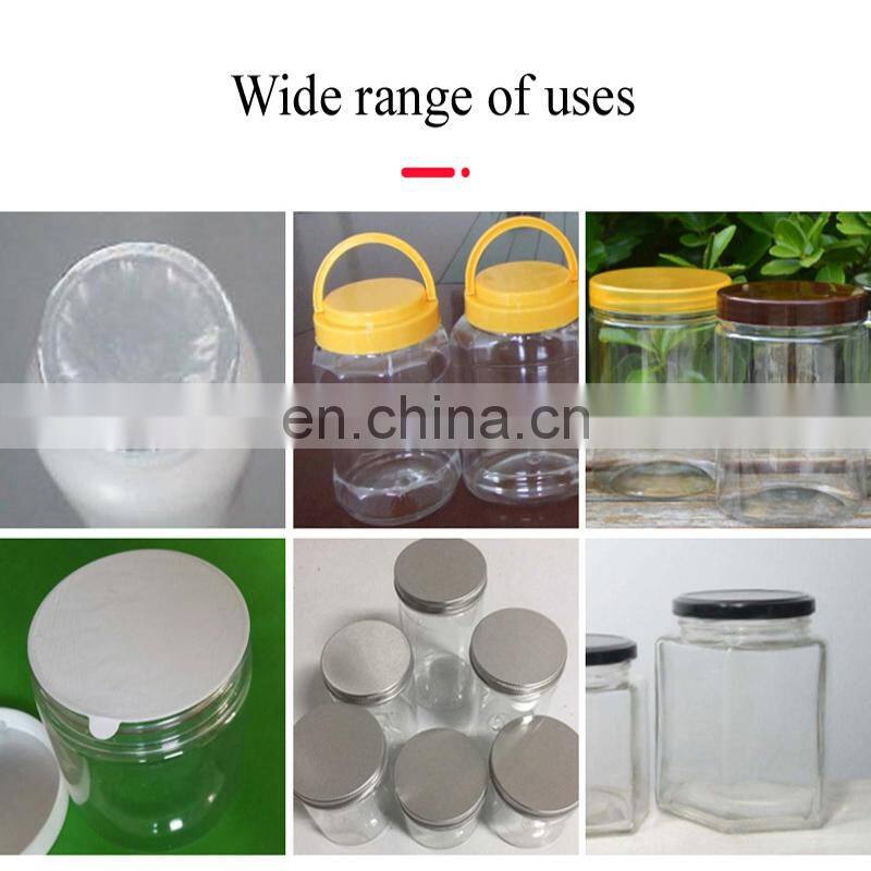 Continuous electromagnetic induction gasket aluminum foil sealing machine directly supplied by manufacturer automatic plastic ca