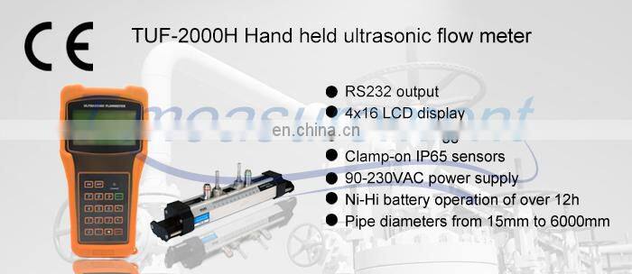 Taijia DN25-DN1000 separate hand-held pipeline ultrasonic flow meter ultrasonic flowmeters