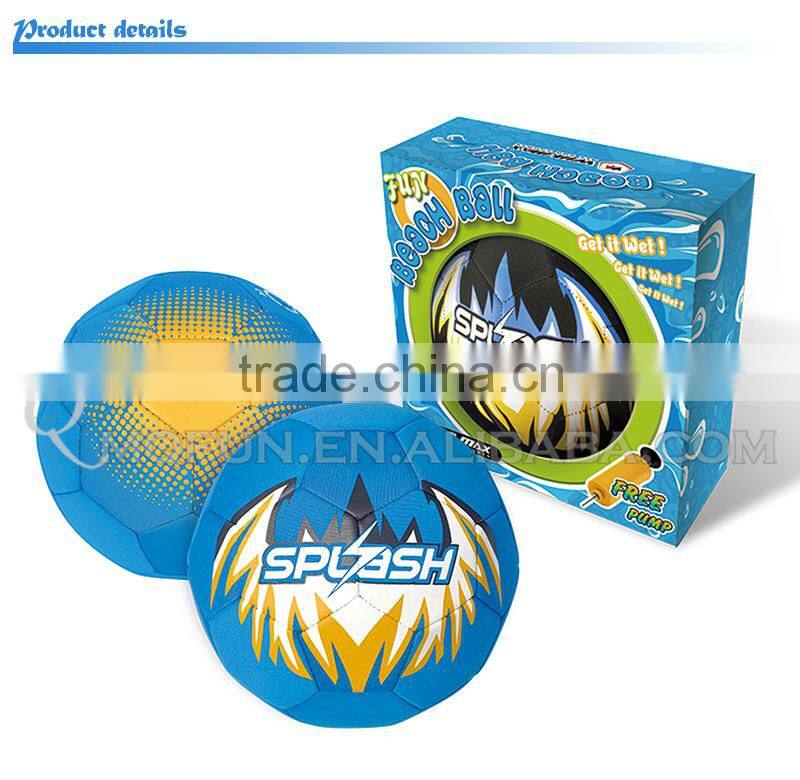 MINI QUTE Outdoor Fun & Sports summer 2 in 1 colorful kawaii beach swim water pool funny kid Soft foam ball game toy NO.WMB10569