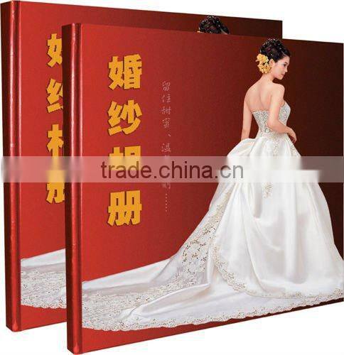 Printing hardcover photo book, digital book printing