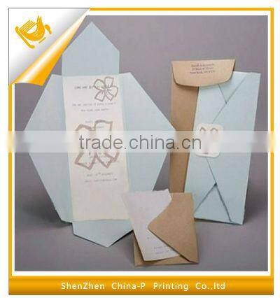 2012 Korean Greeting Card Handmade Pink Maehwa