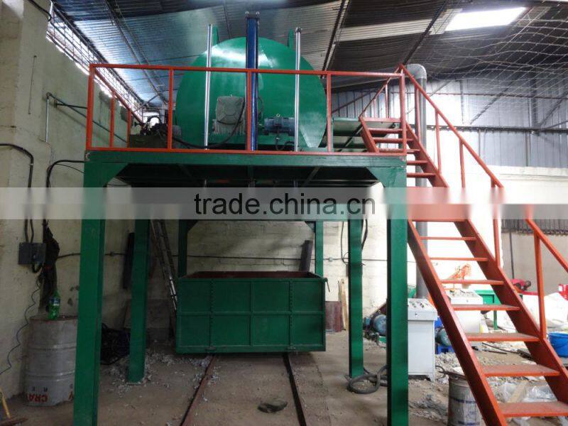 Waste foam scraps recycling mattress rebonded foam machine