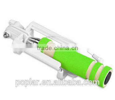 2015 competitive price wire selfie sticks for selfie mini selfie stick for travel