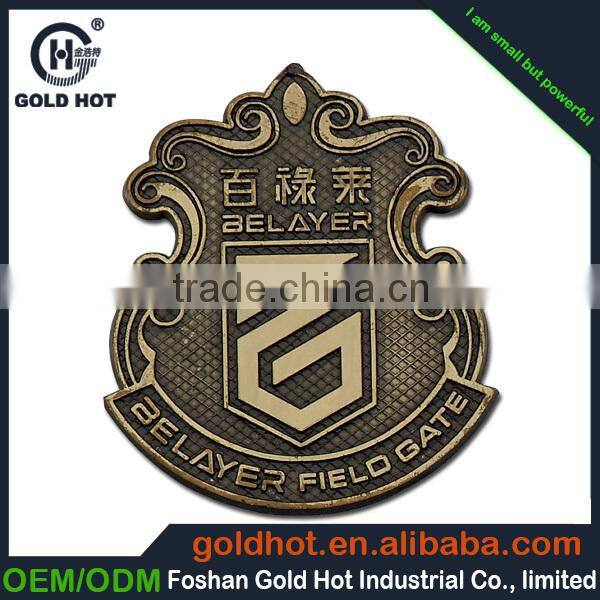 High quality container nameplate name plate for desk