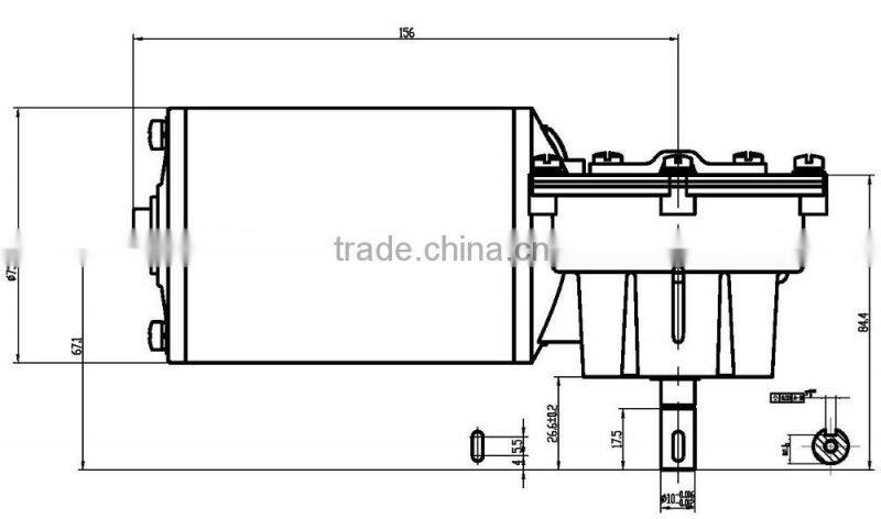 24v wire feeding machine 24 volt dc gear motor for carbon dioxide welding machine