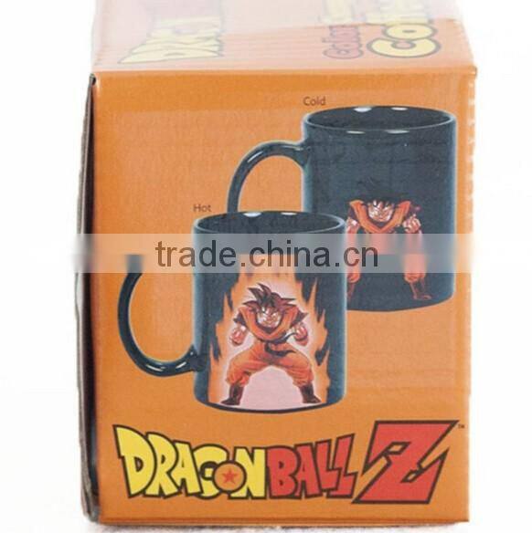 dragon ball color changing mug, goku mug, heat reactive mug, with box