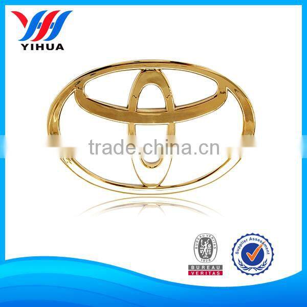 manufacturer custom-made plastic electroplated car nameplate