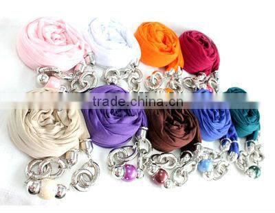 new style fashion knitting necklace jewelry scarf