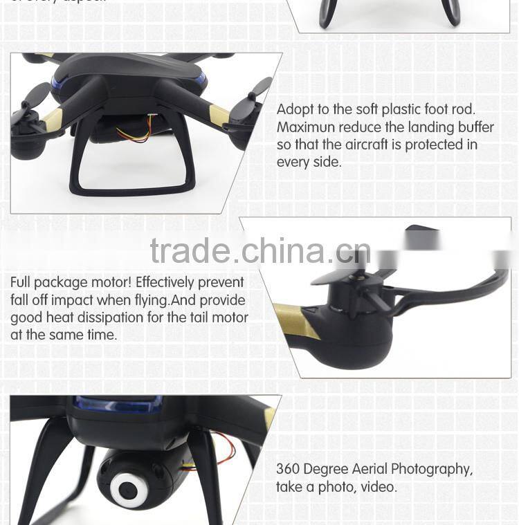 High Quality 4CH 2.4G 6 Axis rc headless LED light professional drone with 2 MP camera and 4G SD Card