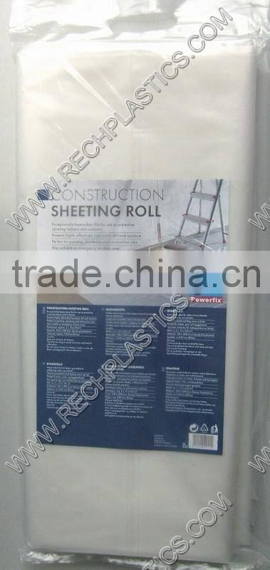 transparent pe sofa chair cover