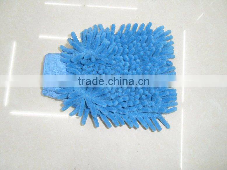 Chenille car washing gloves