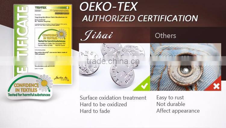 Quality Decorative Gold Metal Rivet Brand Logo Jeans Button