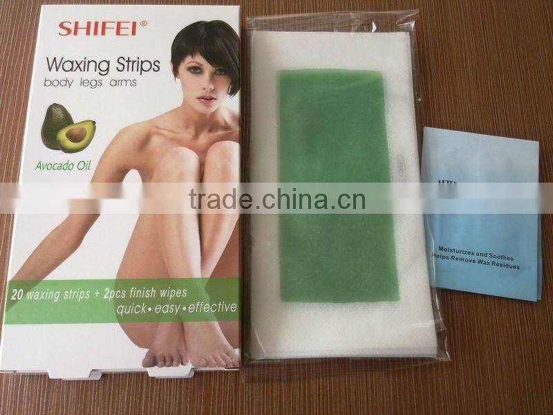 Avocado Oil Wax Strips for Body, Legs& Arms depilation