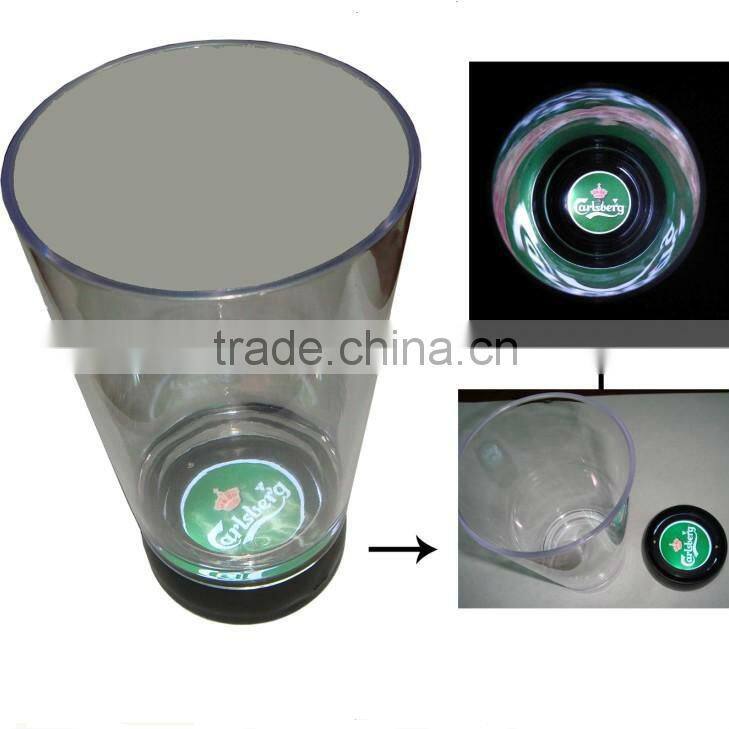 2013 plastic mold plastic flashing led cup for promotion gift can put custom logo