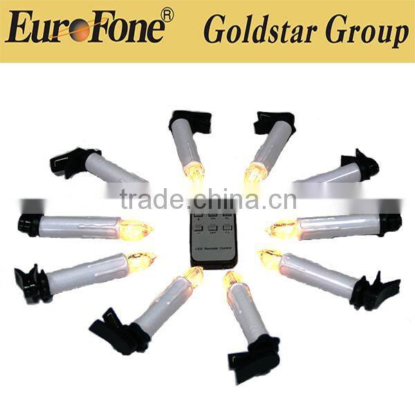 2016 china supplier christmas decorative taper candles for lighting and decoration