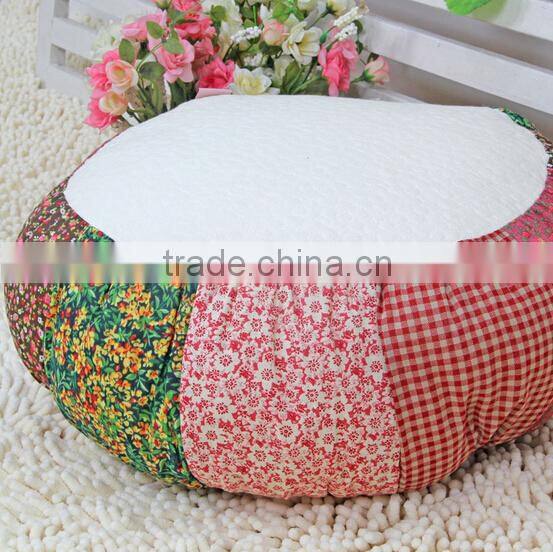 Floral printed cheap round meditation seat cushion