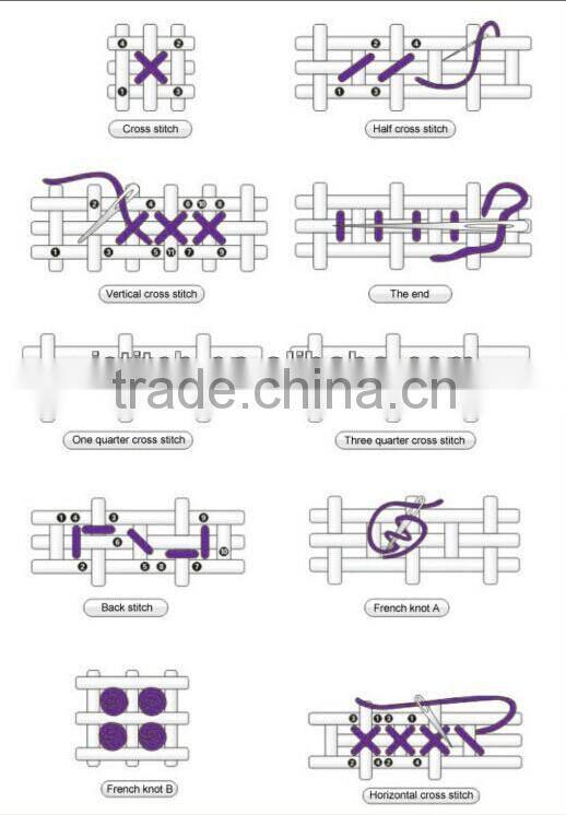 3D cross-stitch picture