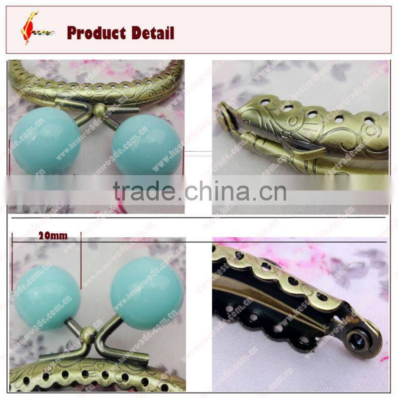 Fashion 10.5cm screw metal purse clip