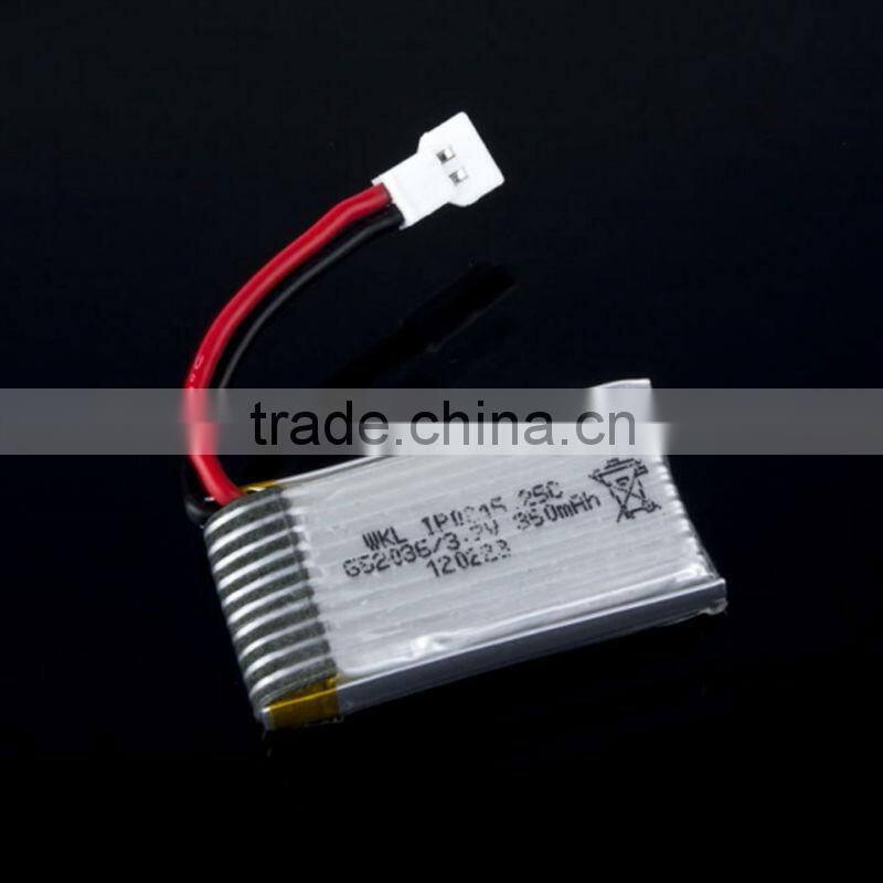 Extra 3.7V 350mah 25C Li-poly Lipo Battery for Mini RC Heli