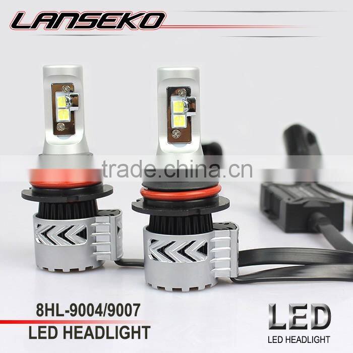 Powerful G8 6000lm 40w car led headlight bulb 9004 with 2 years warranty